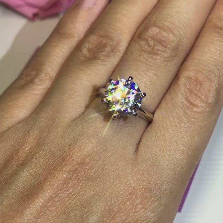 NT1 - Six Prong Solitaire Engagement Ring (The Timeless 6-Prong Classic)