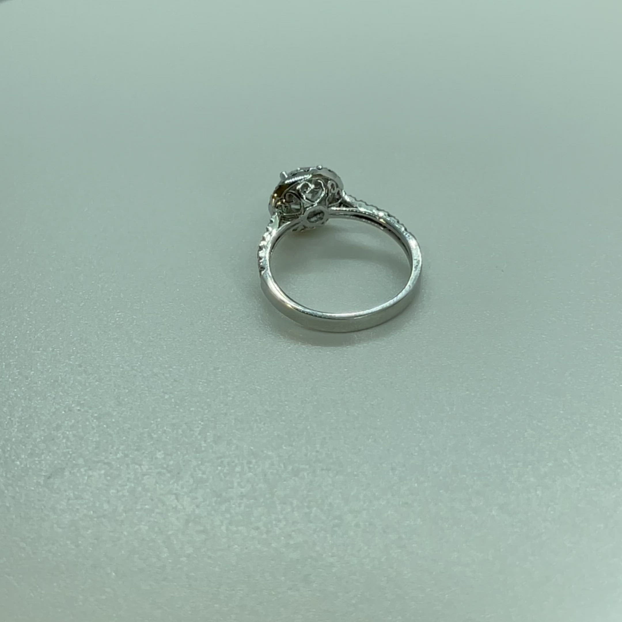 V12 - Halo Engagement Ring