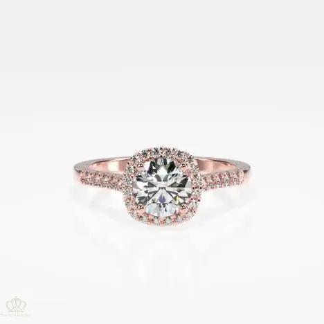 Odessa Halo Diamond Engagement Ring [Setting Only] - EC103 CHARLISA™