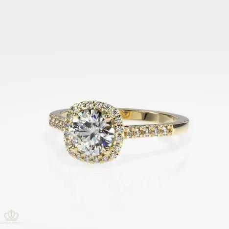 Odessa Halo Diamond Engagement Ring [Setting Only] - EC103 CHARLISA™