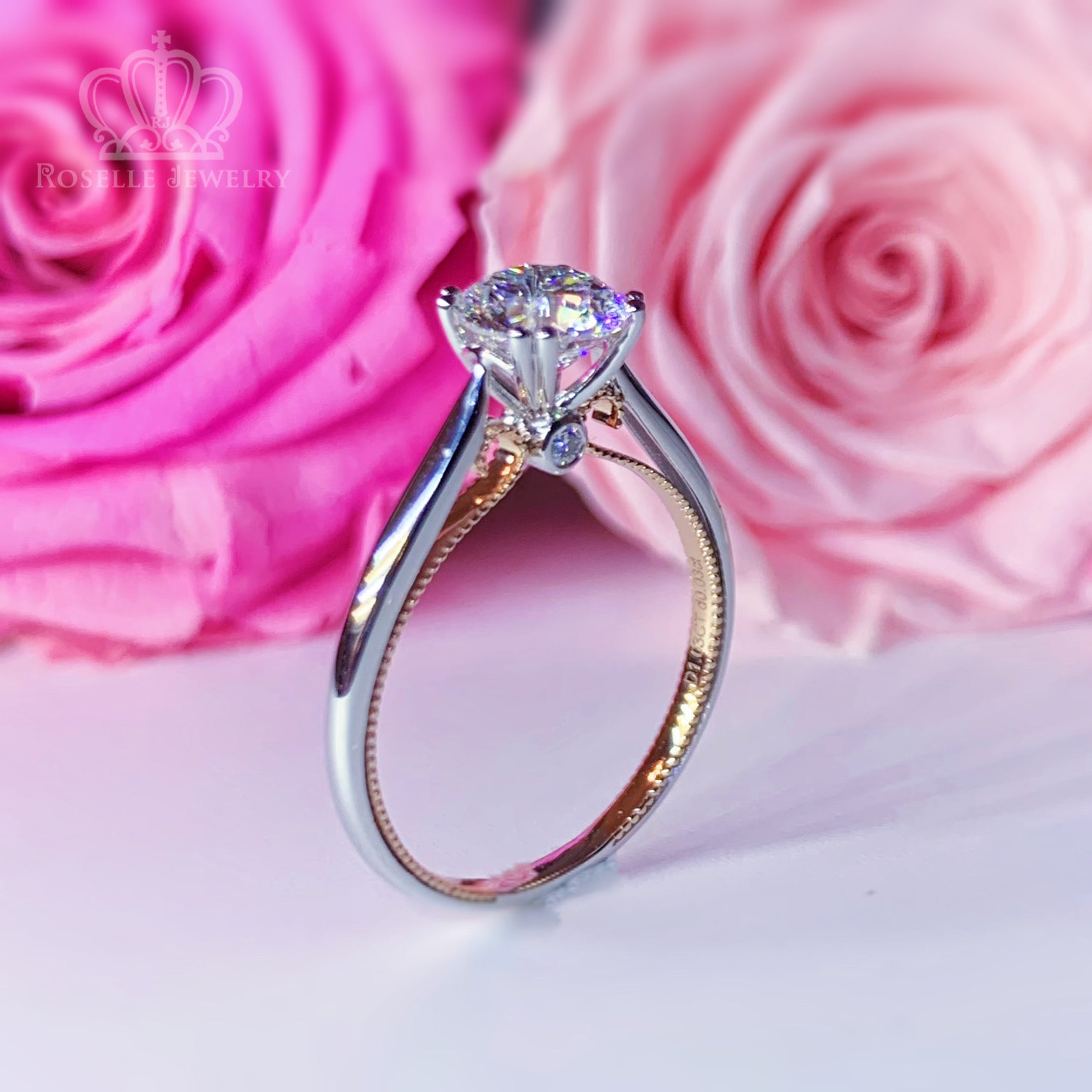 Vintage Side Stone Diamond Engagement Ring [Setting Only] - LGR040