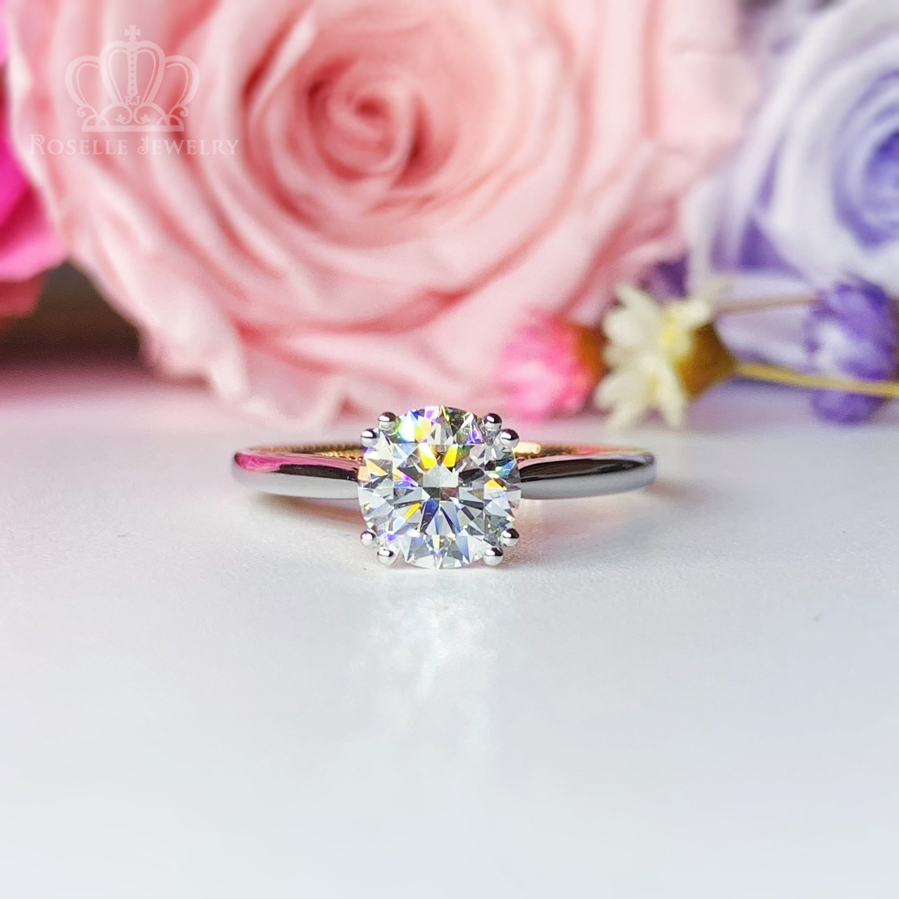 Vintage Side Stone Diamond Engagement Ring [Setting Only] - LGR040