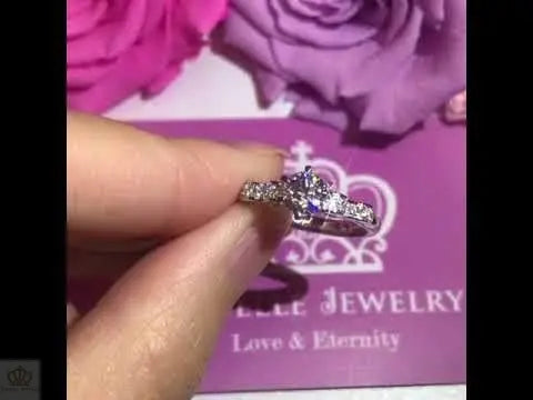 Bow Fashion Engagement Ring - TB3 - Roselle Jewelry