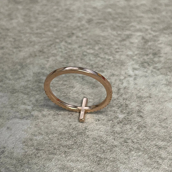 Cross Diamond Fashion Ring - LR19 - Roselle Jewelry