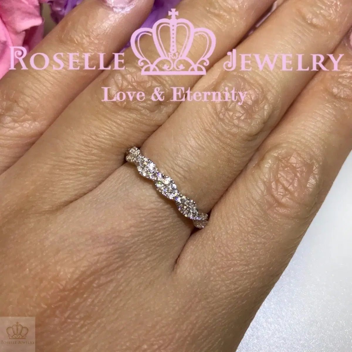 Twist Wedding Ring - BA25 - Roselle Jewelry