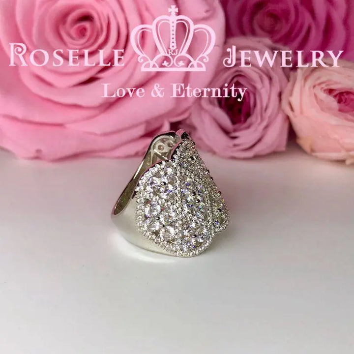 Lace Floral Fasion Rings - BA39 - Roselle Jewelry