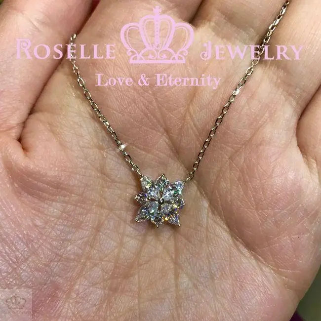 Marquise Clusters Drop Pendants - MC2 - Roselle Jewelry