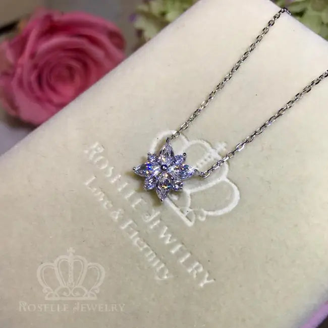 Marquise Clusters Drop Pendants - MC2 - Roselle Jewelry