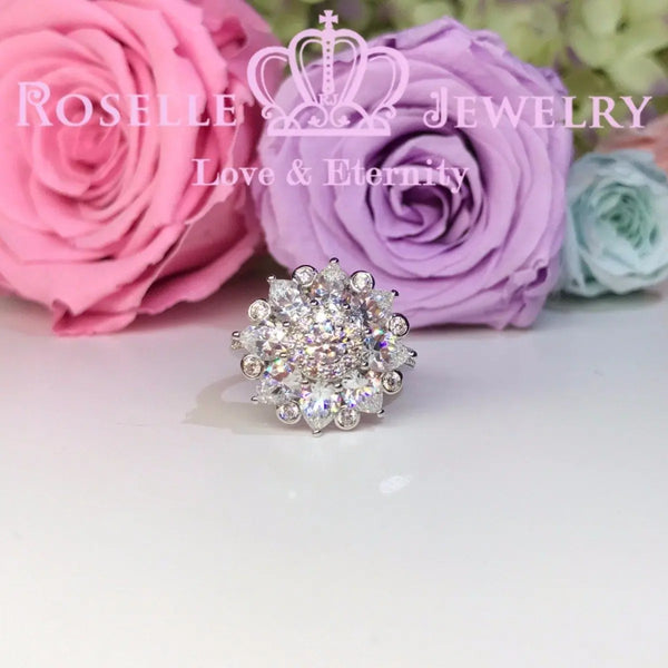 Floral Fashion Ring - BA19 - Roselle Jewelry
