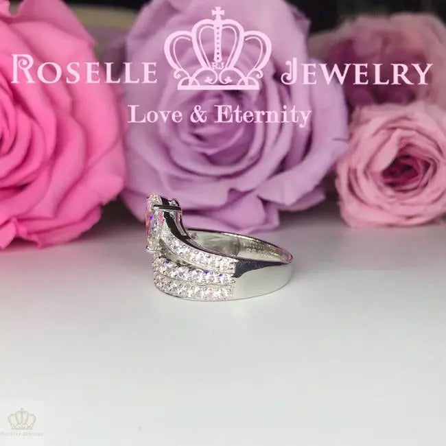 Pear Cut Fashion Engagement Ring - VP4 - Roselle Jewelry