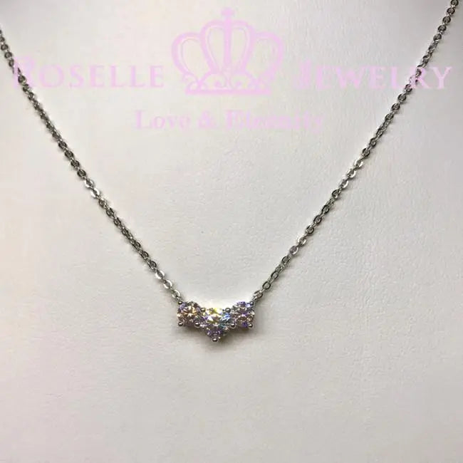 Three Stone Drop Pendants - RC3 - Roselle Jewelry