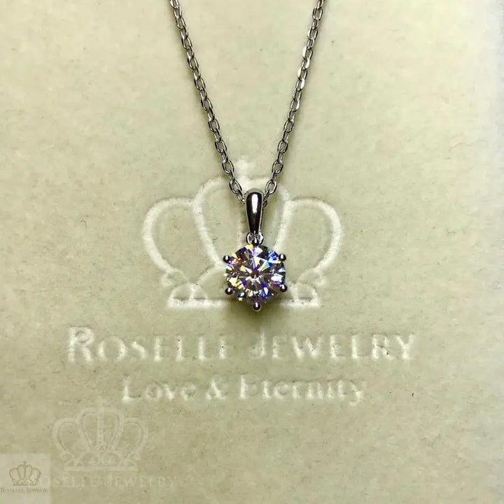 Six Prong Drop Pendants - C11 - Roselle Jewelry