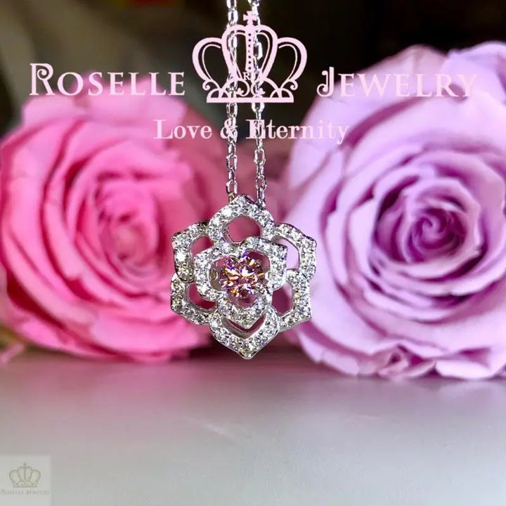 Floral Dancing Stone Pendants - CD10 - Roselle Jewelry