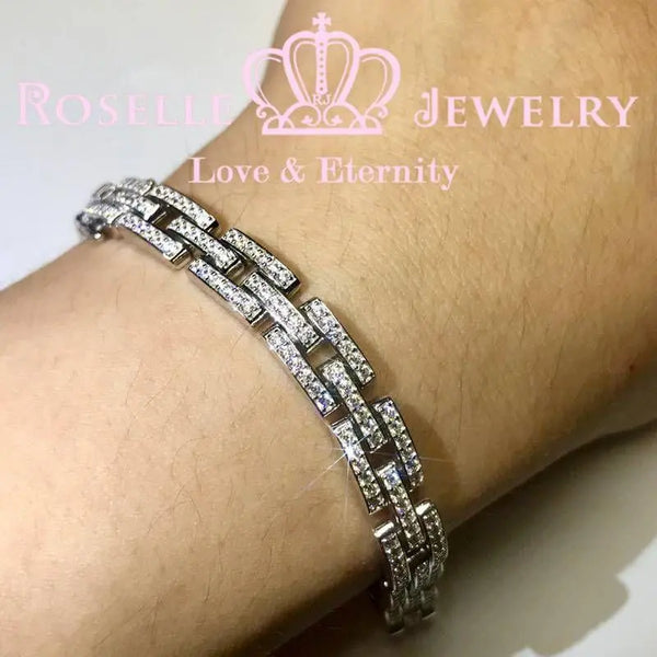 Mens Tennis Bracelet - BM1 - Roselle Jewelry