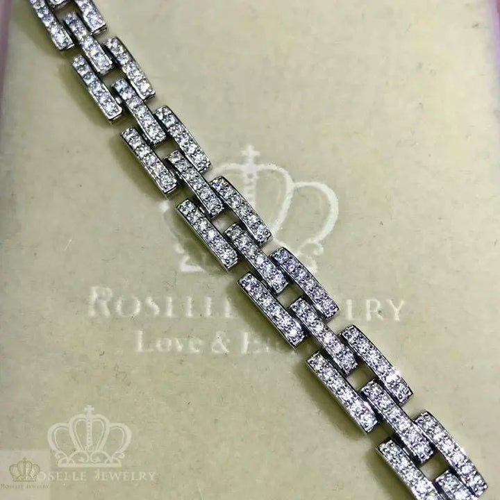 Mens Tennis Bracelet - BM1 - Roselle Jewelry
