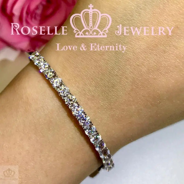 Fashion Half Eternity Bracelet - BG6 - Roselle Jewelry