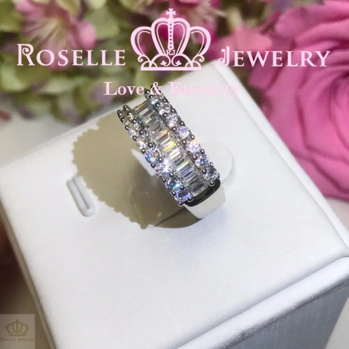 Emerald Cut Fashion Ring - RT1 - Roselle Jewelry