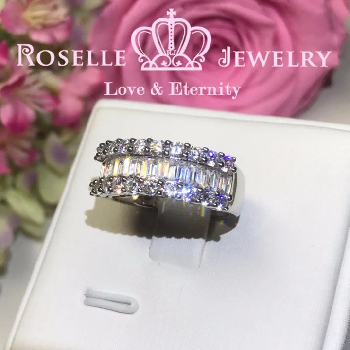 Emerald Cut Fashion Ring - RT1 - Roselle Jewelry