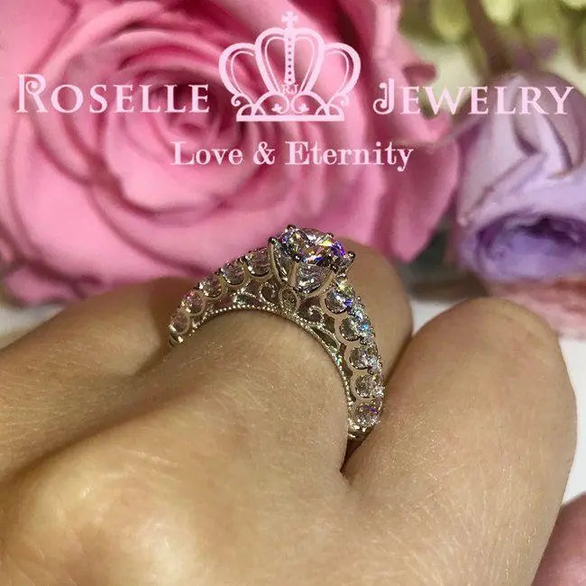 Vintage Engagement Ring - V24 - Roselle Jewelry