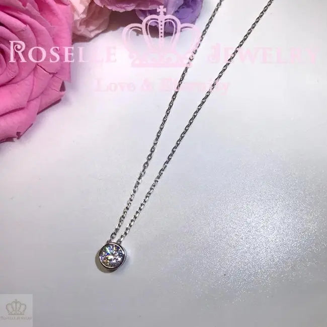 Bezel Solitaire Pendants - CB1 - Roselle Jewelry
