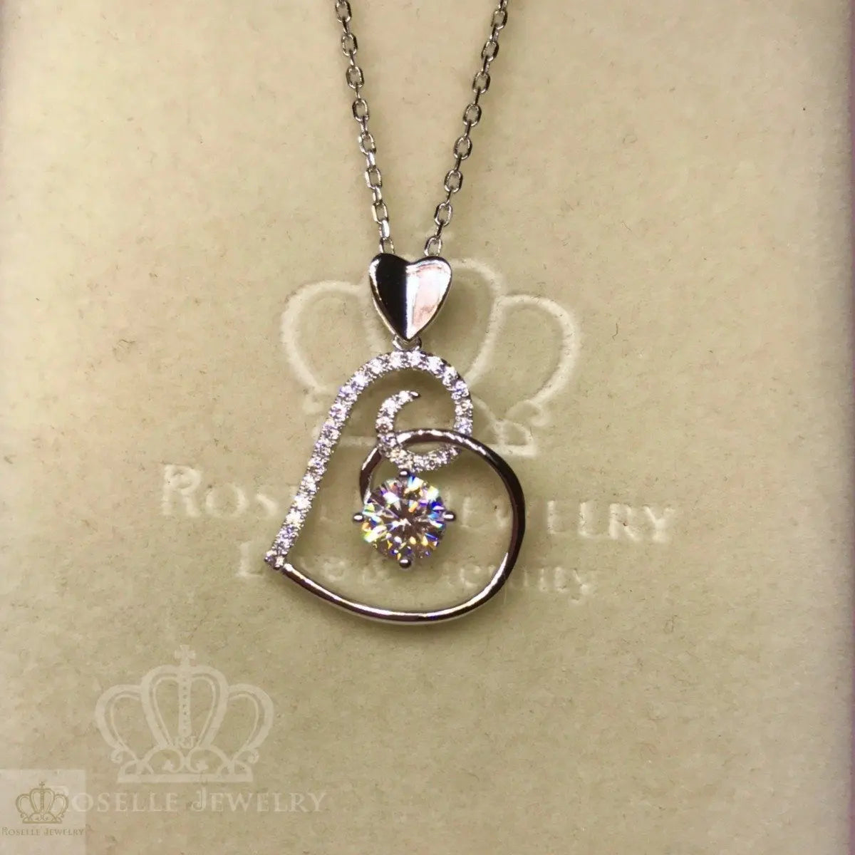 Heart Shape Drop Pendants - HC1 - Roselle Jewelry