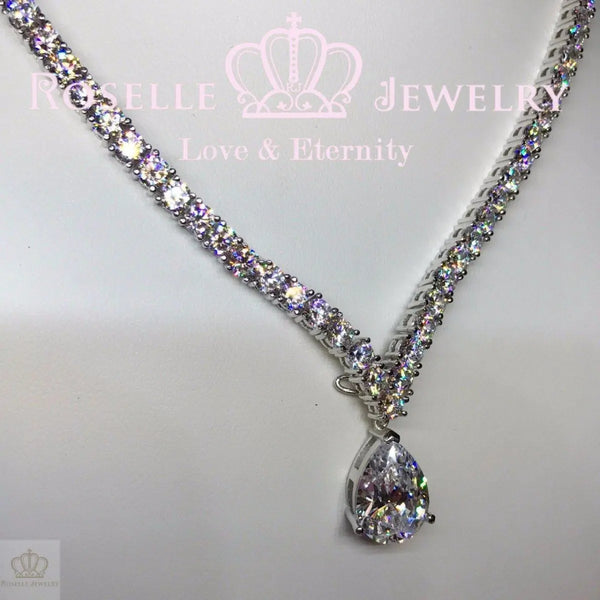 Luxury Bridal Banquet Detachable Necklace - GP1 - Roselle Jewelry