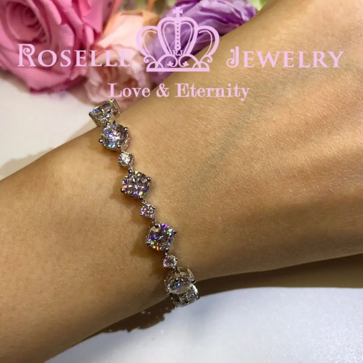 Brilliant Round Cut Bracelet - B100 - Roselle Jewelry