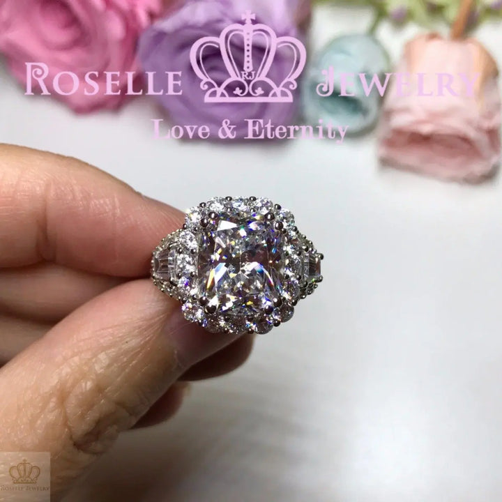 Cushion Cut Fashion Engagement Ring - VC1 - Roselle Jewelry