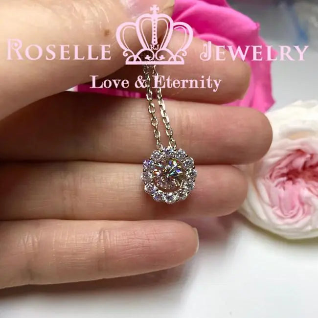 Halo Dancing Stone Pendants - CD6 - Roselle Jewelry
