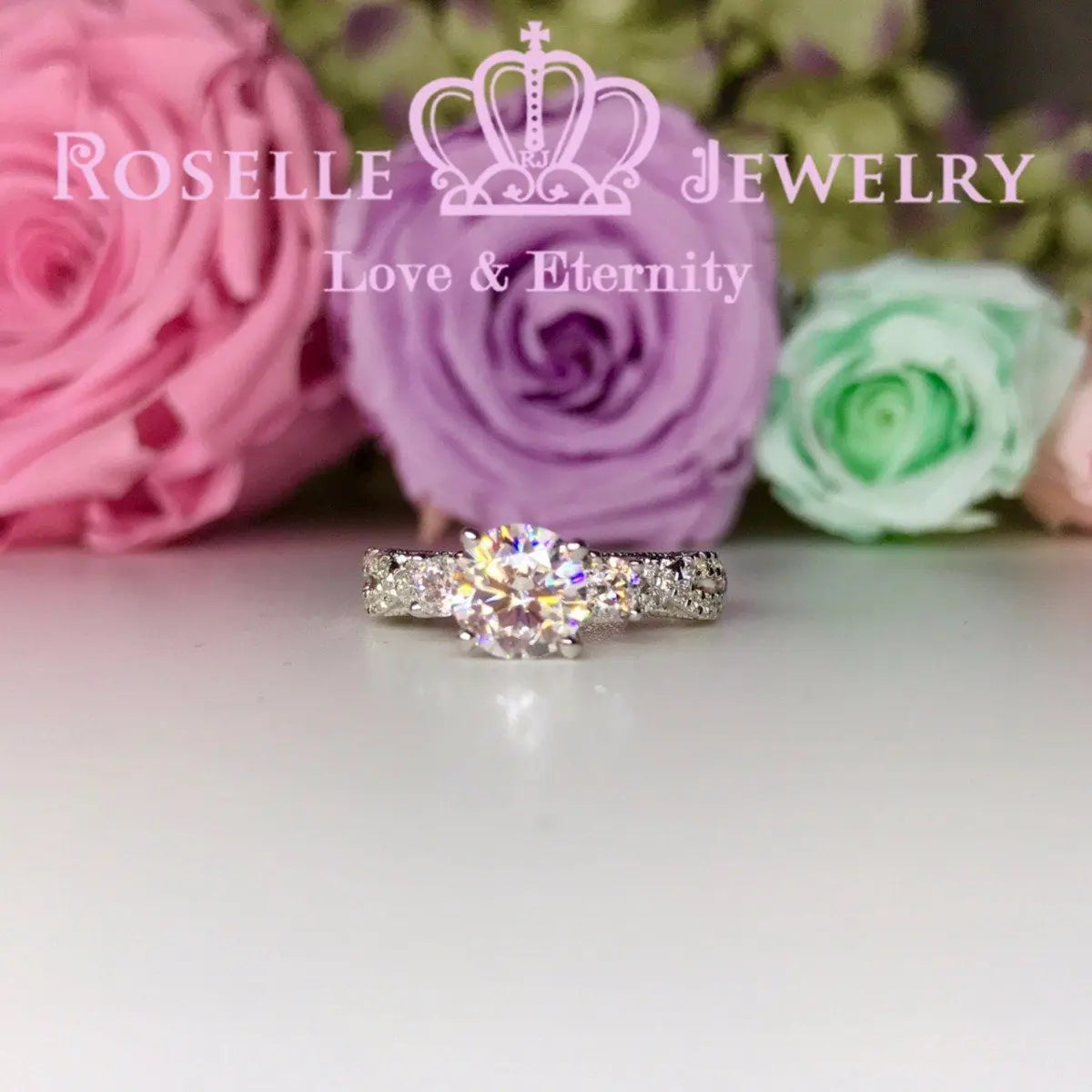 Vintage Engagement Ring - V19 - Roselle Jewelry