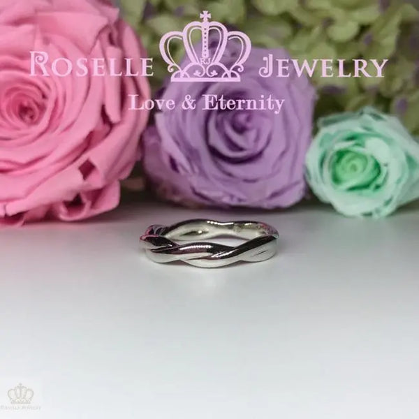 Twist Men's Wedding Ring - NM2 - Roselle Jewelry