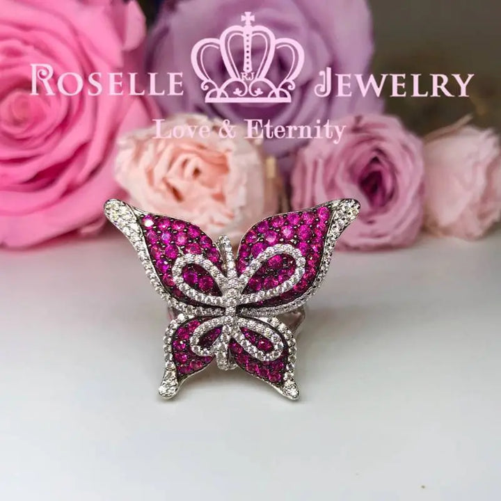 Fashion Butterfly Fashion Ring - TB4 【Clearance 】 - Roselle Jewelry