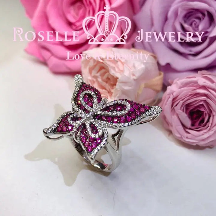 Fashion Butterfly Fashion Ring - TB4 【Clearance 】 - Roselle Jewelry