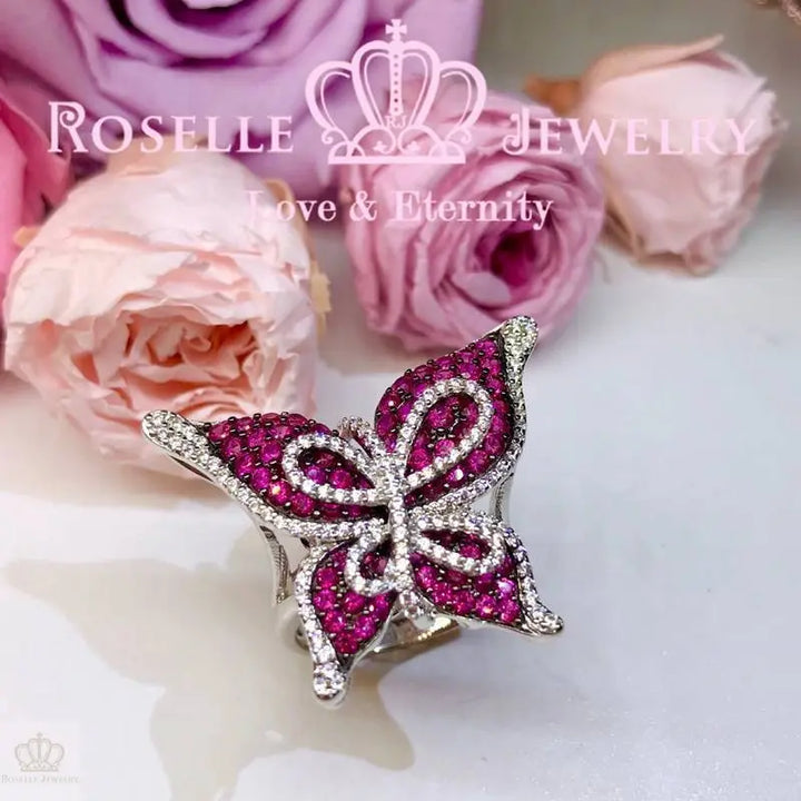 Fashion Butterfly Fashion Ring - TB4 【Clearance 】 - Roselle Jewelry