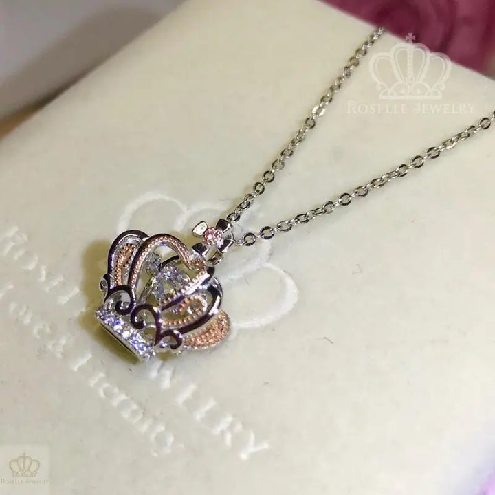 Crown Dancing Stone Pendants - CD7 - Roselle Jewelry