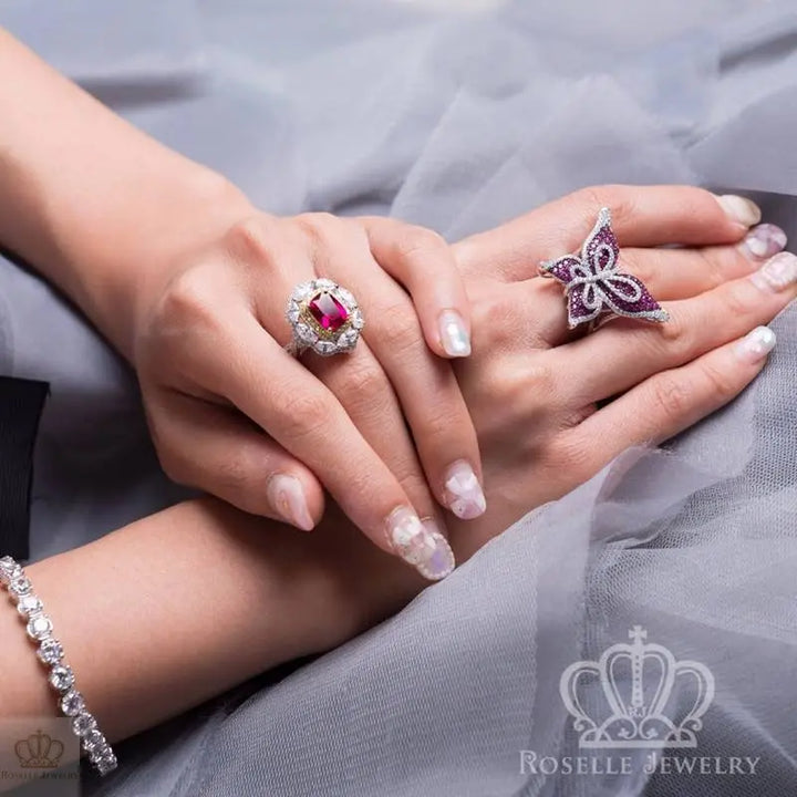 Fashion Butterfly Fashion Ring - TB4 【Clearance 】 - Roselle Jewelry