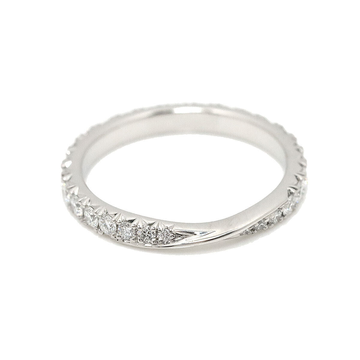 WR008 - Eternity Cross Love Diamond Wedding Band Ring