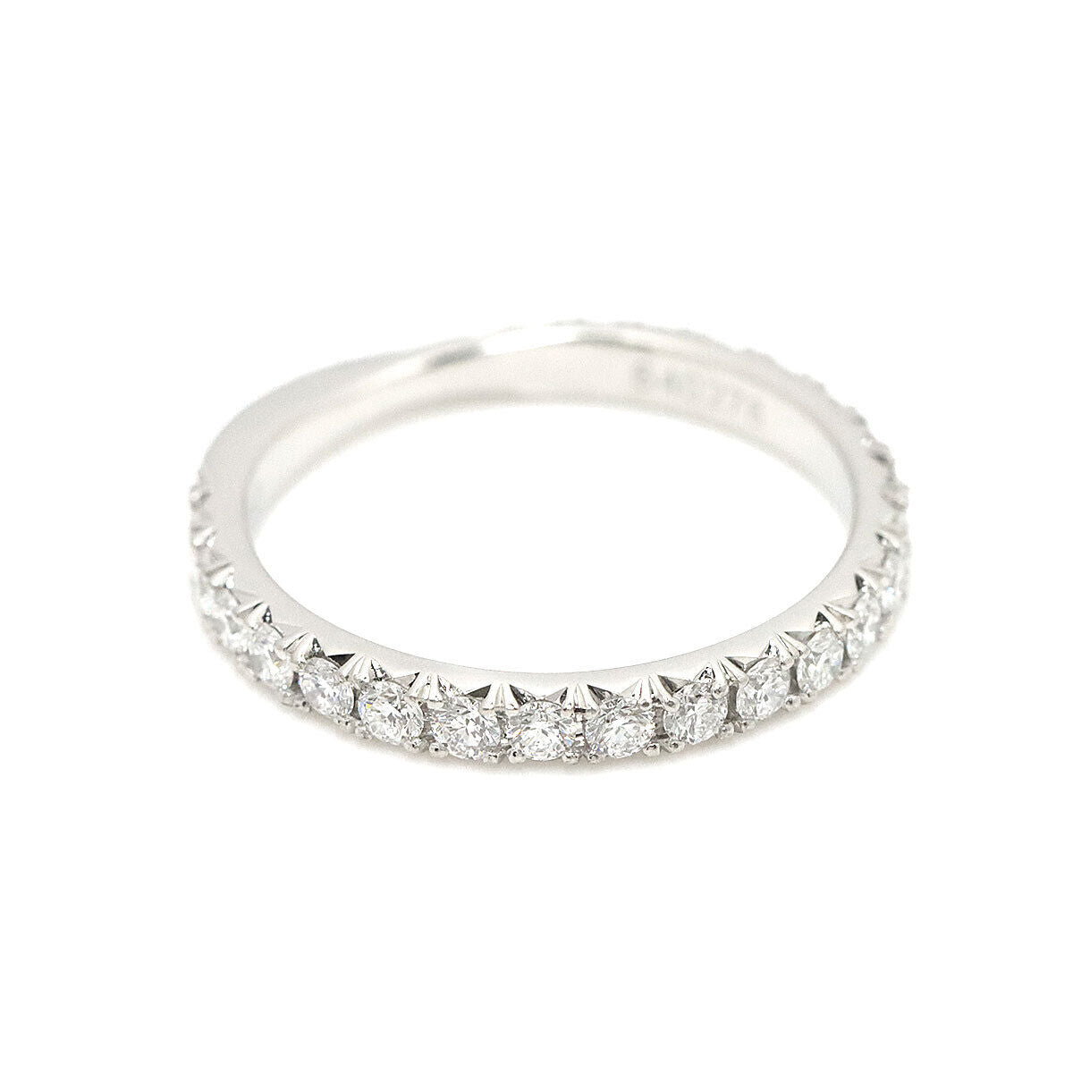 WR008 - Eternity Cross Love Diamond Wedding Band Ring