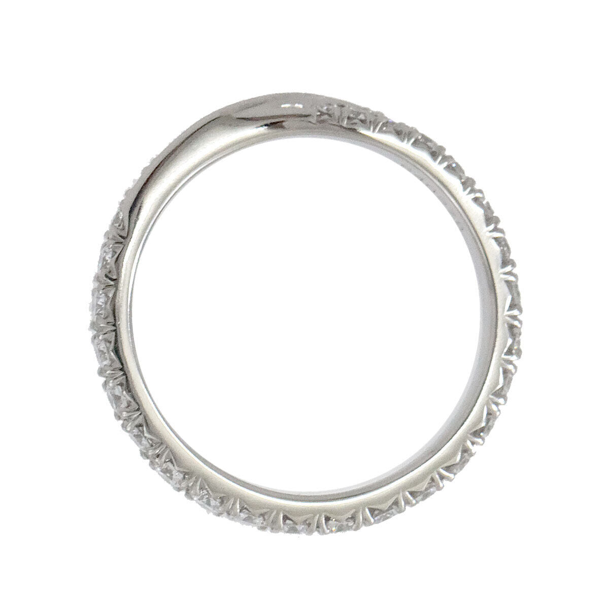 WR008 - Eternity Cross Love Diamond Wedding Band Ring