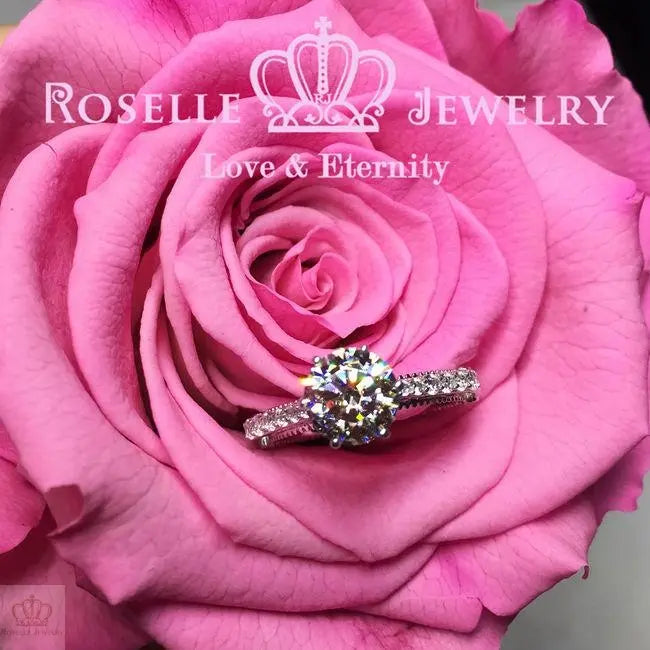 Vintage Engagement Ring - V3 - Roselle Jewelry